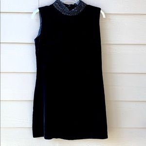 Vintage 6Os Velvet Mini Dress